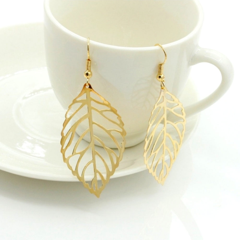 🌿Golden Leaf Earings🌿